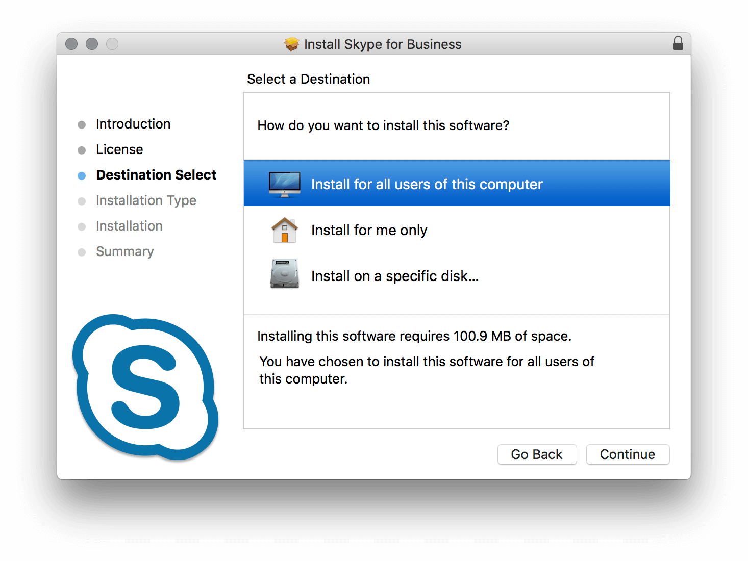 do a share desktop on skype for business on mac